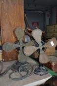 Two 1930's Electric Fans