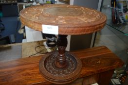 Carved Eastern Style Plant Stand