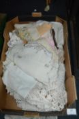 Box of Linen Embroidery, etc.