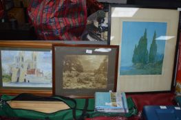 Three Framed Pictures & Prints