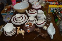 Crown Ducal Part Tea Service, Tobacco Jar, etc.