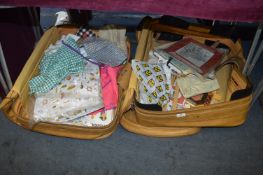 Two Suitcases of Sewing Patterns and Accessories