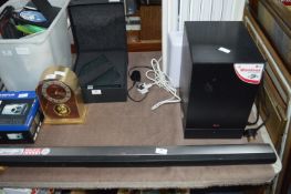 LG Soundbar and Wire Subwoofer