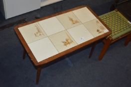 Tile Topped Coffee Table