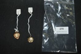 Two 9ct Gold Plated Lockets