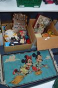 Two Boxes of Assorted Household Goods, Decorative
