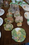 Lilliput Lane Cottages, Wall Plates, etc.