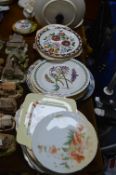 Assorted Plates, Portmeirion, etc.