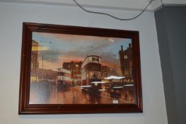 Framed Print of a London Scene