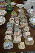 Twenty Three Assorted Lilliput Lane Cottages