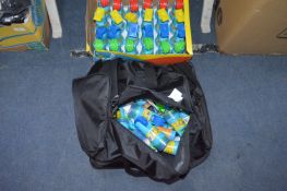 Box and a Bag of brand new sealed Creative Play Fun Dough, colouring pencils & bubbles