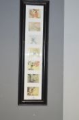 Two Black Framed Collections of Disney Stills