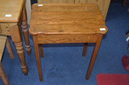 Oak Table with a Drawer