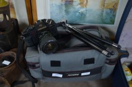 Fotima Camera Bag Containing Camera and Lens etc.