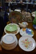 Assortment of China Wall Plates, Servers, etc.