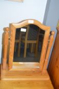 Pine Framed Dressing Table Mirror