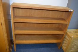 Oak Three Shelf Bookcase