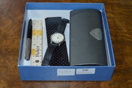 Collection Parker Pens, Gents Wristwatches, etc.