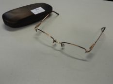 *Sophia Loren Spectacle Frames in Rose Gold Finish