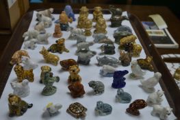 50+ Assorted Wade Ornaments Including Teddies, Polar Bears etc