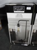 *Stylecraft Industrial Style Touch Lamp with Edison Bulb