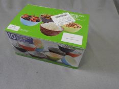 *Stoneware Bowls 10pce Set