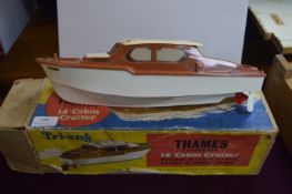 Boxed Triang Thames Clockwork Cabin Cruiser