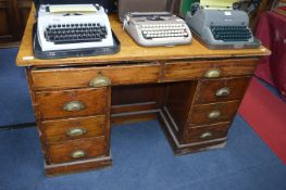 Large Oak Office Desk
