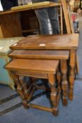 Oak Nest of Tables