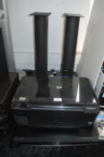 Panasonic Blu Ray Disc Player, Speaker Stands, HP
