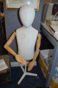 Child Mannequin with Adjustable Arms