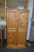 Pine Double Door Utility Cupboard