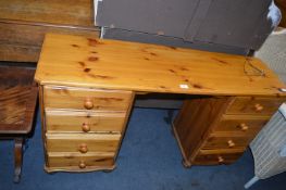 Pine Eight Drawer Dressing Table