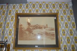 Photo Print of a Seaside Castle