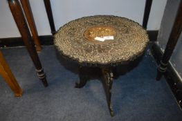 Carved Eastern Style Wine Table