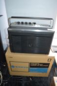 Boxed Sanyo Portable Radio Cassette Player