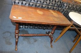Distressed Mahogany Side Table