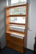 Six Height Pine Bookshelf