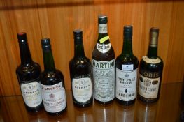 Five Bottles of Sherry and a Bottle of Martini Ext