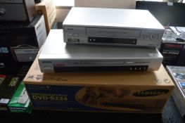 Samsung DVd Player and a Sanyo Video Player etc.