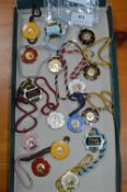 Seventeen Race Course Badges