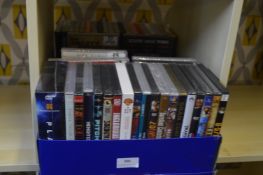 Two Boxes of DVDs