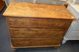 Three Drawer Pine Chest