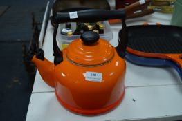 Le Creuset Orange Enamel Kettle