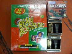 *Beanboozled Jelly Beans, Camping Air Pump and Two