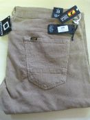 *Lois Dark Sand Trousers Size: 38