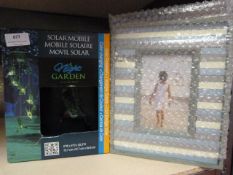 *Solar Powered Hummingbird and a Picture Frame