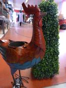 *Rooster Planter and a 2ft Imitation Box Tree