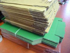 Quantity of Assorted Flat Packed Cardboard Boxes