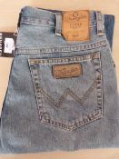 *Wrangler Regular Fit Stonewash Jeans Size: 34/30
